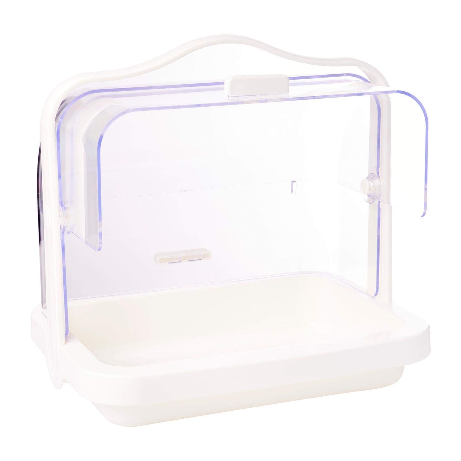 Inomata-K Chemical Resin Hooded Spice Rack Table Japan W25.4Xd19.4Xh24.3Cm