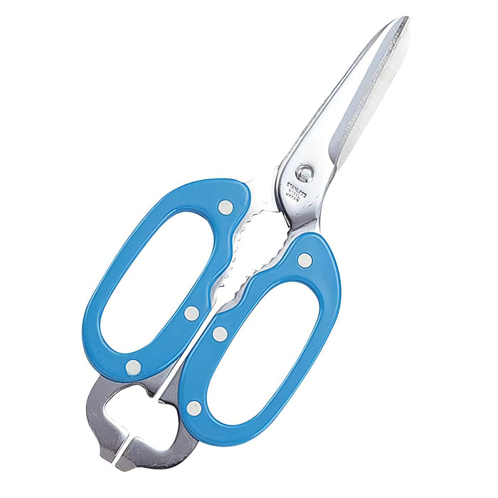 Inteckaneki Stainless Steel Kitchen Scissors Blue