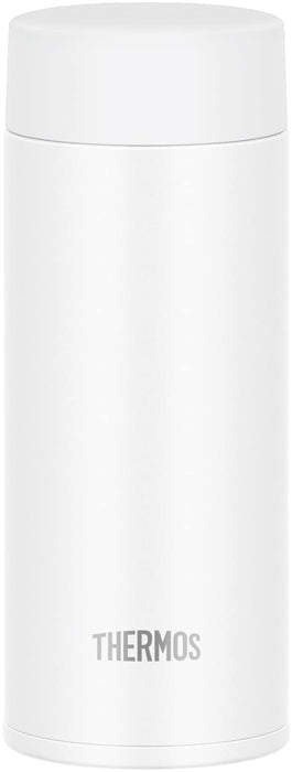 Thermos White 350ml Water Bottle with Vacuum Insulation Cold Storage - Dishwasher Safe Joq-350 Wh