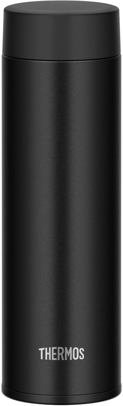 Thermos Joq-480 BK Vacuum Insulated Water Bottle 480ml Dishwasher Safe Heat/Cold Black