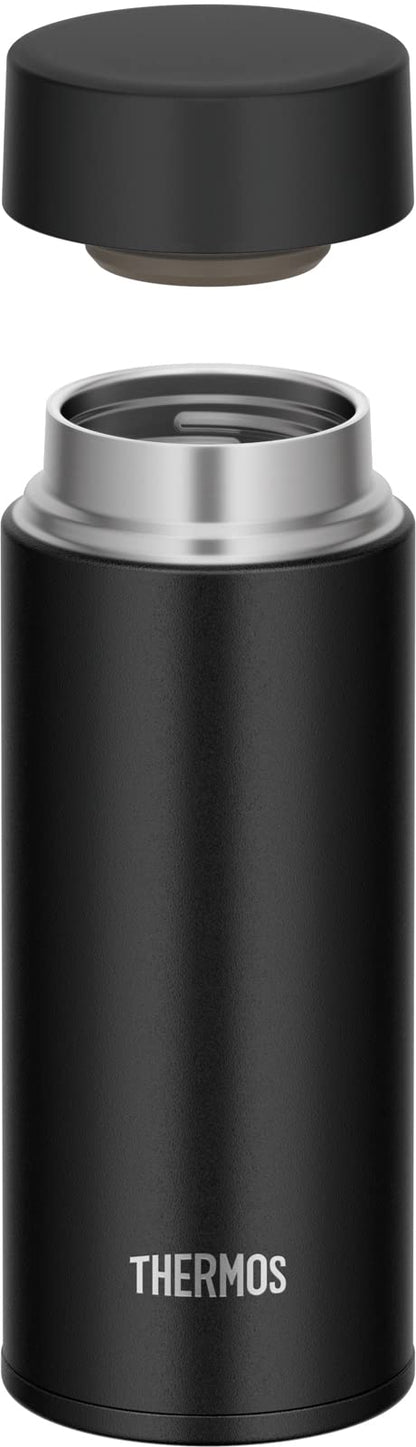 Thermos Vacuum Insulated Water Bottle 350ml Warm/Cold Mobile Mug Dishwasher Safe Black
