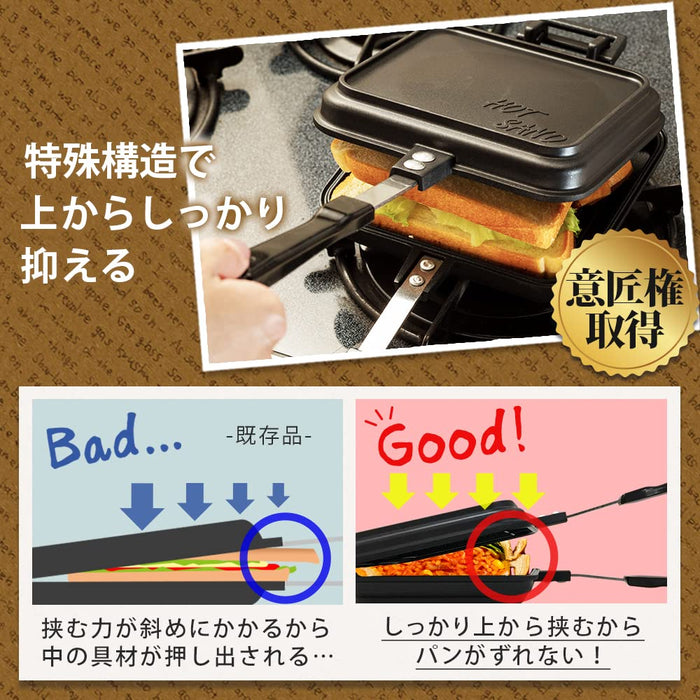 Iris Ohyama Hot Sand Maker Gas Fire Single Japan - Easy Clean 15.9X39X4.9Cm Ghs-S