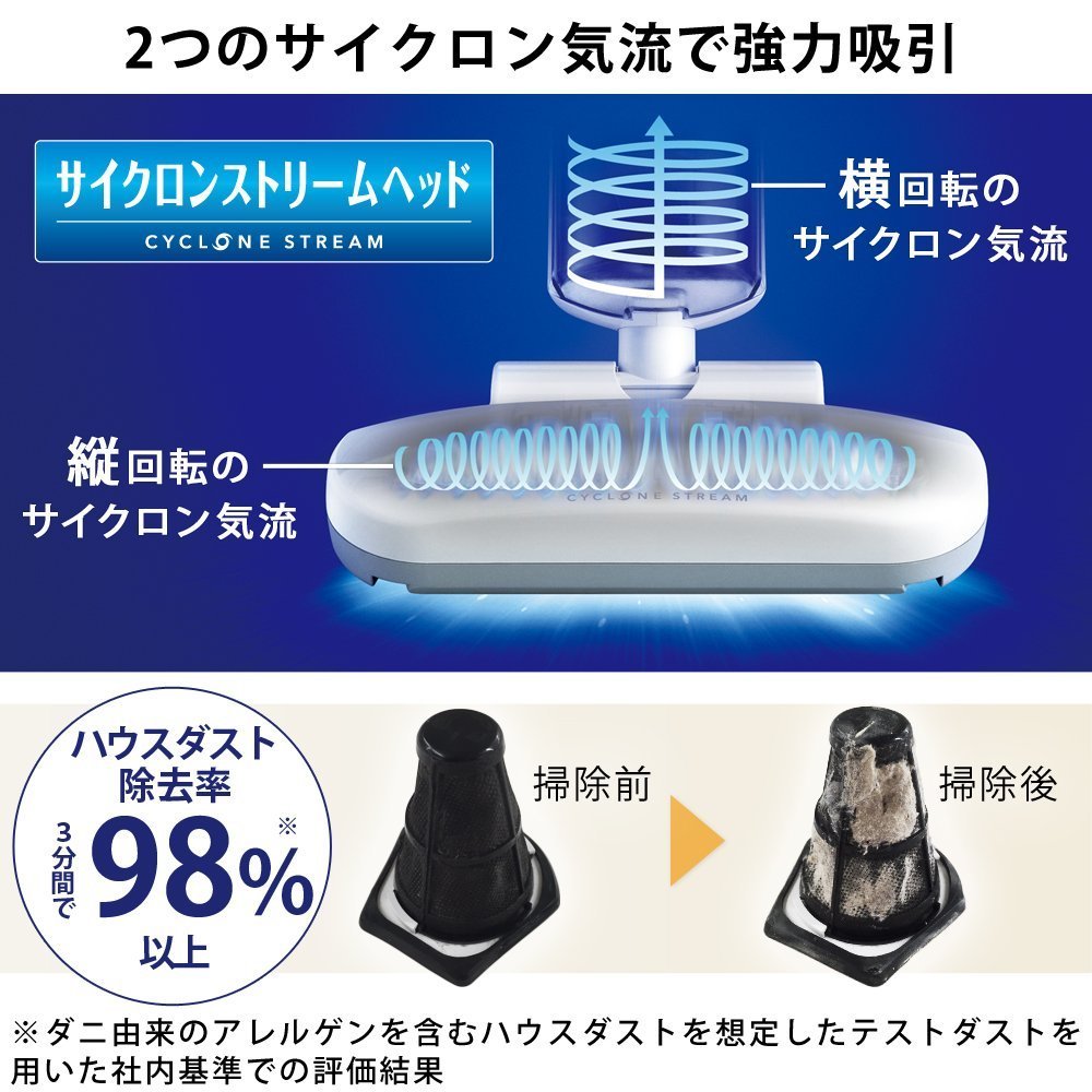 Iris Ohyama Ic-Fac2 Super Suction Duvet Cleaner With Dust Mite Sensor