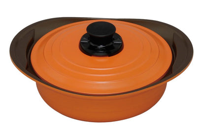 Iris Ohyama Mks-P24S No Water Pot 24Cm Ih Gas Compatible Ceramic Coat Japan