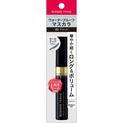Isehan Kiss Me Ferme Long & Volume Mascara Wp 01 Black 7g - Curl Mascara Made In Japan