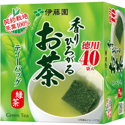 Ito en Aroma-Spreading Tea Green Bags 40 x 1 Japan With Love