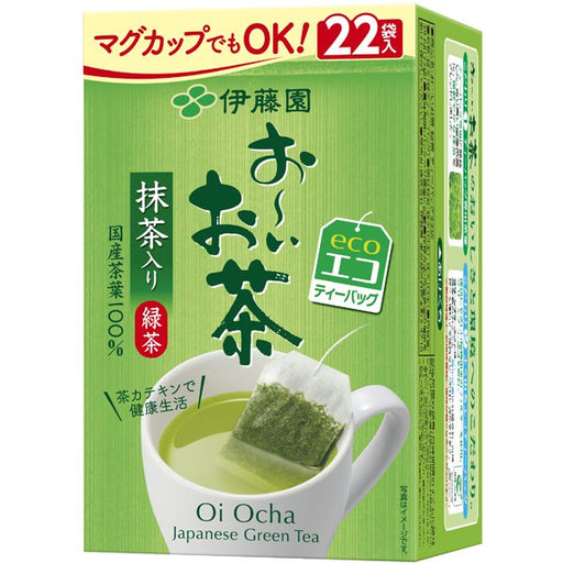 Ito en Environmentally Friendly oi Ocha Green Tea With Matcha Bag 1.8g x 22 Bags [Tea Bag] Japan With Love