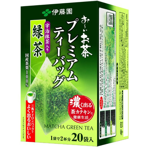 Ito en oi Ocha Premium Tea Bag Green With Uji Matcha 1.8g x 20 Bags [Tea Bag] Japan With Love