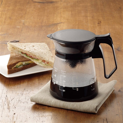 Iwaki Heat Resistant Glass Coffee Pot With Dripper