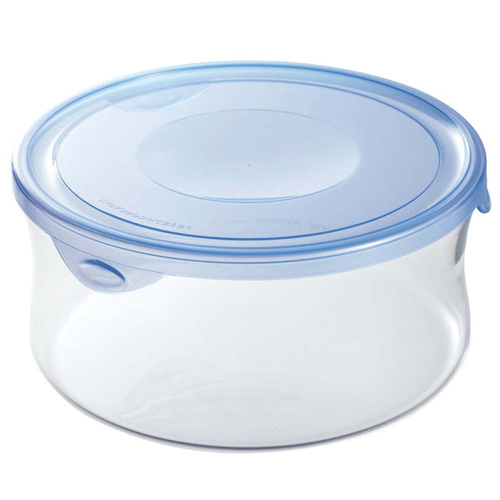 Iwaki Heat Resistant Glass Food Container Round 1.3L