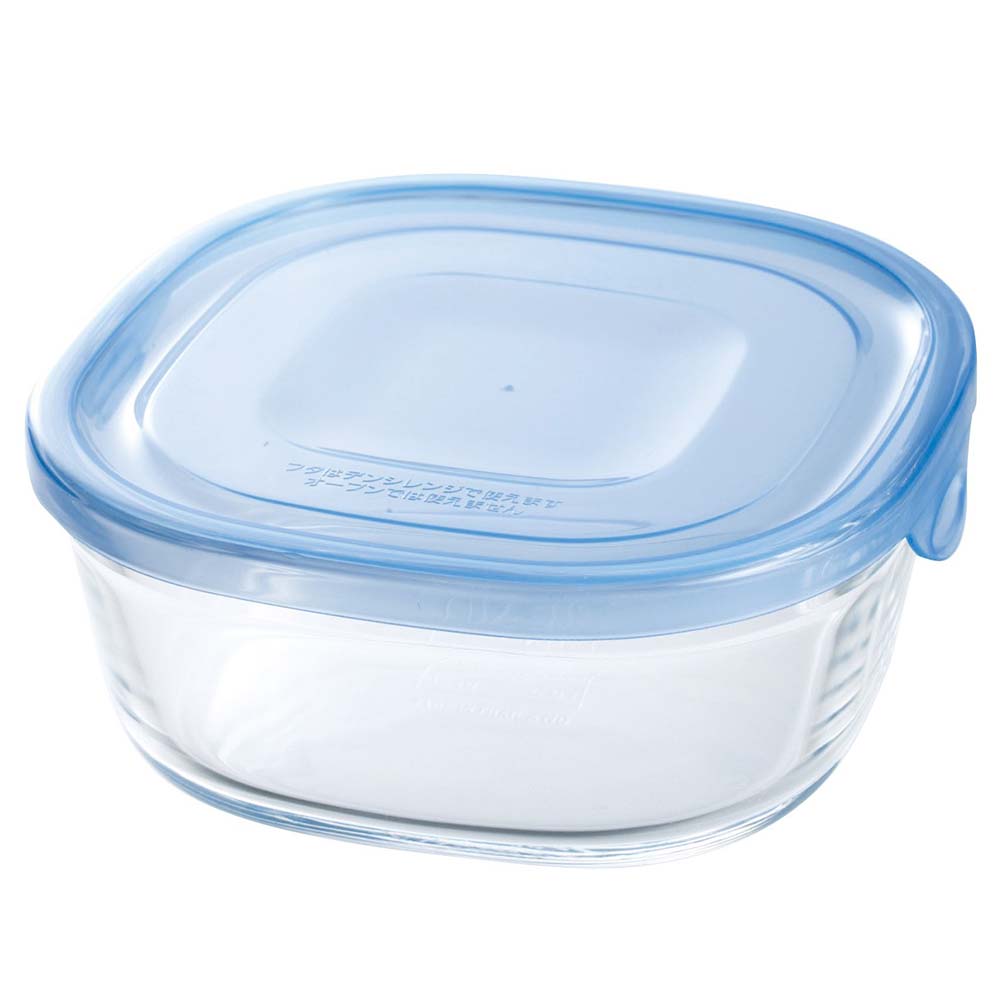 Iwaki Heat Resistant Glass Food Container Square 450ml