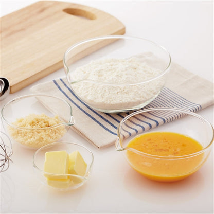 Iwaki Heat Resistant Glass Lipped Bowl 250ml