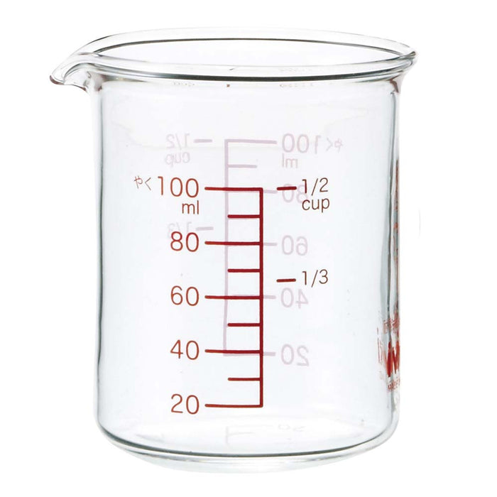 Iwaki Heat Resistant Glass Measuring Cup 100ml
