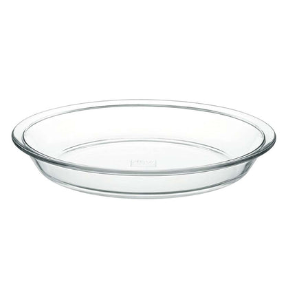Iwaki Heat Resistant Glass Pie Plate Large
