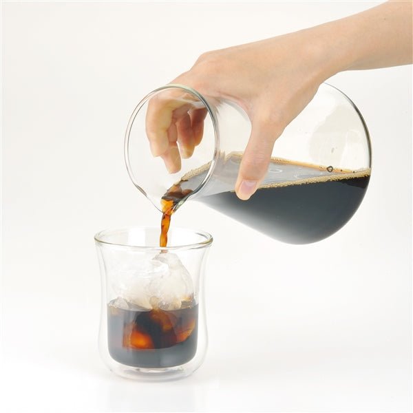 Iwaki Heat Resistant Glass Water Drip Coffee Server