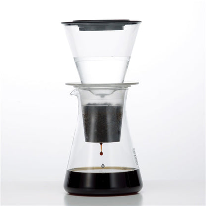 Iwaki Heat Resistant Glass Water Drip Coffee Server