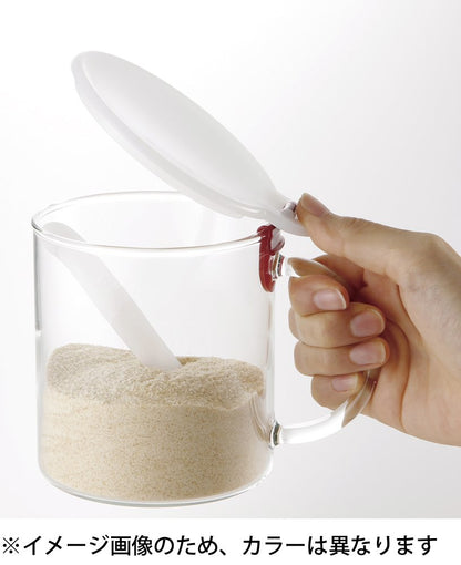 Iwaki Japan Heat-Resistant Glass Salt Container 500Ml Kj500S-Bl Clear