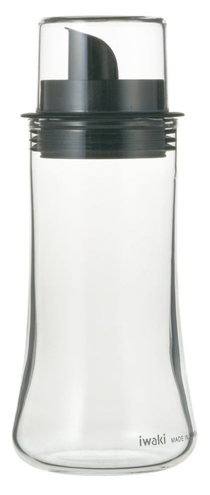 Iwaki 日本 Agc Techno 耐热玻璃酱汁容器 160 毫升防漏容器 Kt5032-Bks