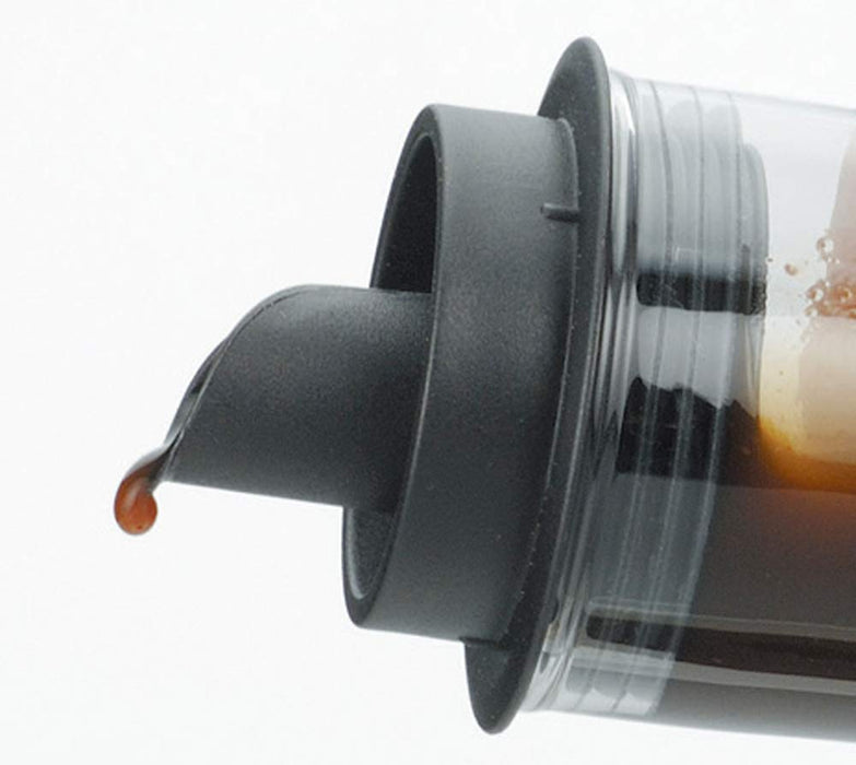 Iwaki Japan Agc Techno Heat-Resistant Glass Sauce Holder 160Ml Leak-Resistant Container Kt5032-Bks