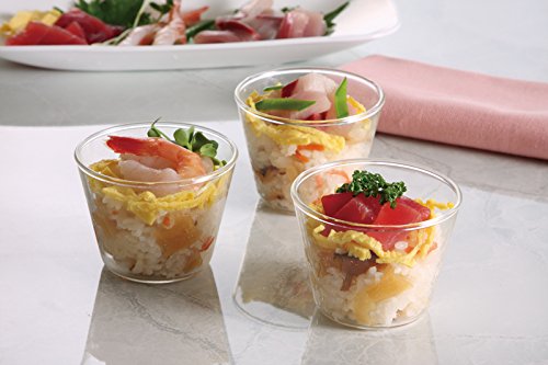 Iwaki Pudding Cup Set 10 Lid Storage Container Japan Heat Resistant Glass Yellow 100Ml Skt904-10Y