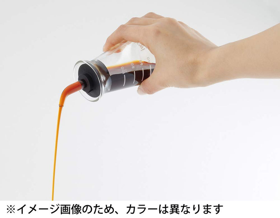 Iwaki Japan Kb5033-W Heat Resistant Glass Soy Sauce Dispenser 100Ml No Dripping Saiki White