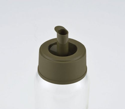 Iwaki Japan Ks521-Svon Heat-Resistant Glass Oil Bottle 120Ml Black