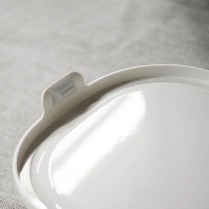 Iwaki Japan 7Pc Storage Container Microwave Square Set White