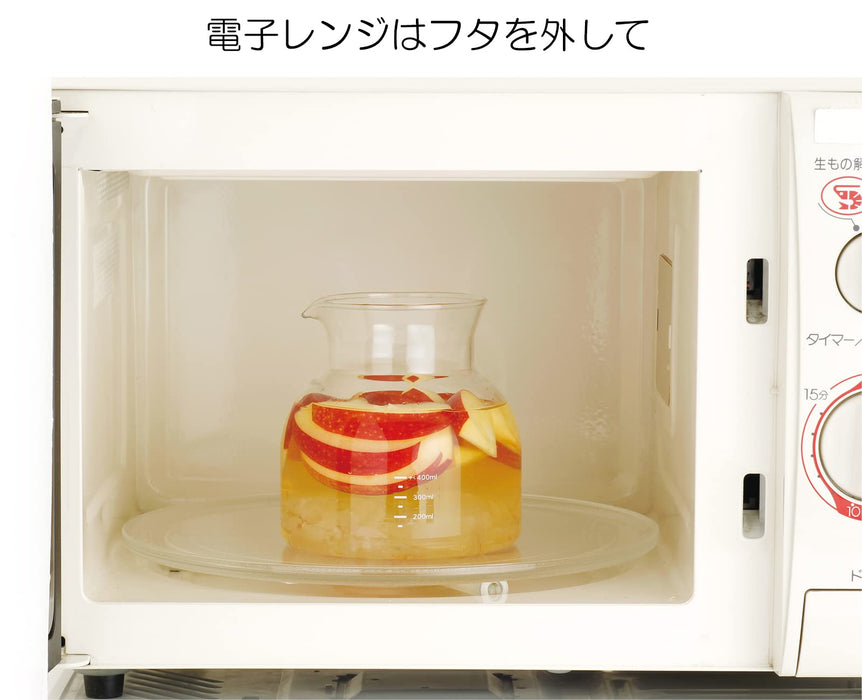 Iwaki Japan T7314V-W 1L Heat Resistant Glass Fruit & Vinegar