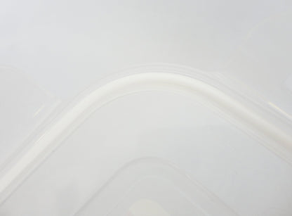 Iwasaki Industry Japan Made Food Storage Container Microwave Safe White 660Ml A-2161W1