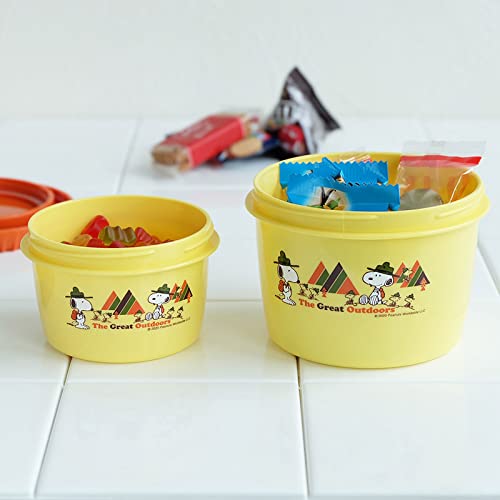 Iwasaki Industry 500Ml Snoopy Canister Storage Container - Made In Japan