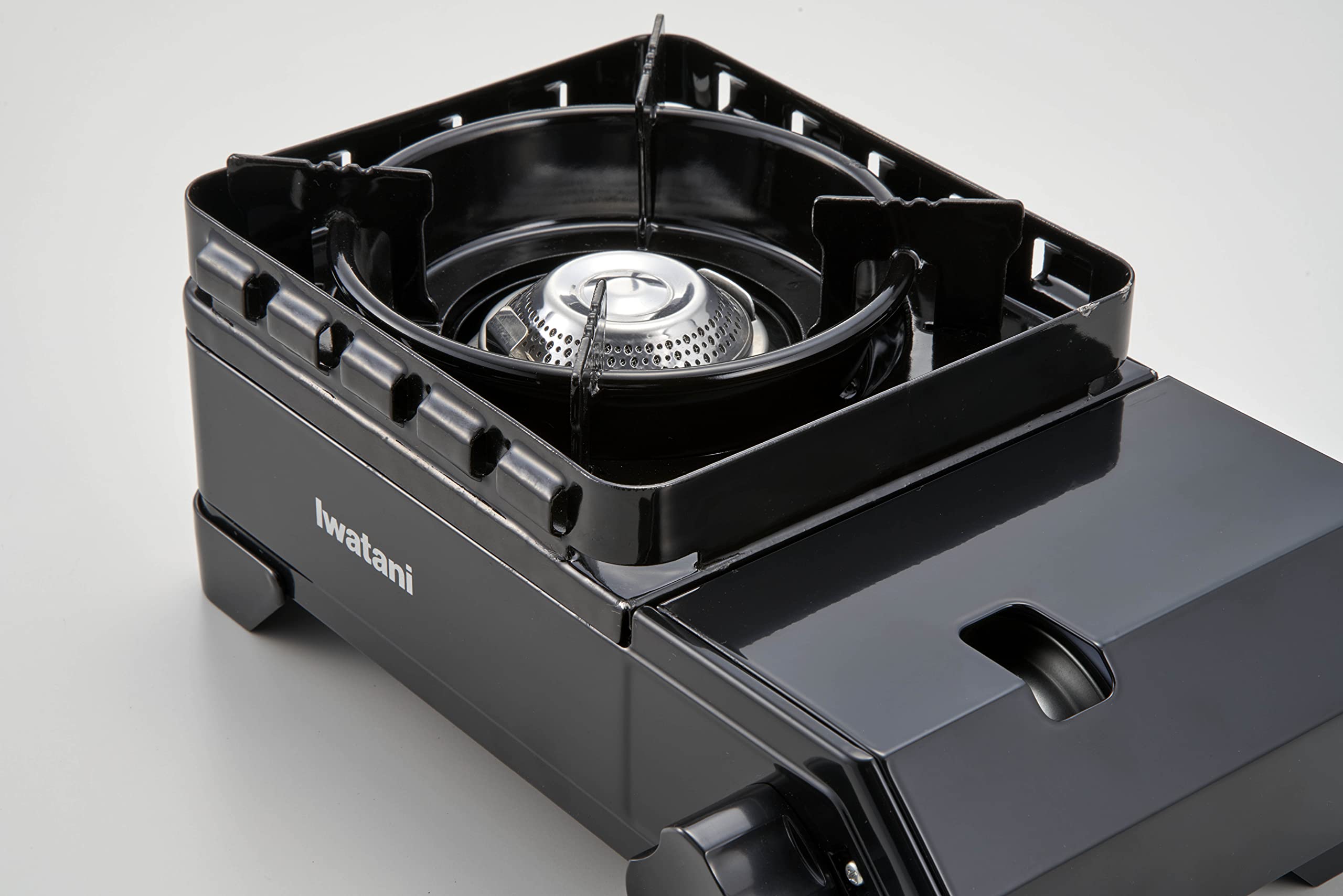 Iwatani Cassette Stove Gas Maru Jr. Made In Japan Dutch Oven Black