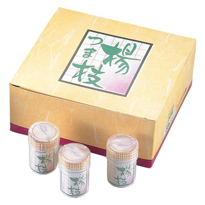 30-Pack Wooden Youji Toothpicks From Izumo Chikuzai Industry Japan