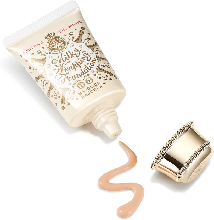 Shiseido Majolica Majorca Milky Wrapping Foundation 01 Light Beige SPF30 PA+++ 30g
