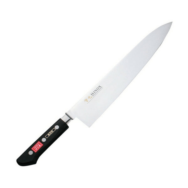 Jikko Inox Molybdenum Gyuto Knife Gyuto 270mm (Honbazuke hand-honed edge)