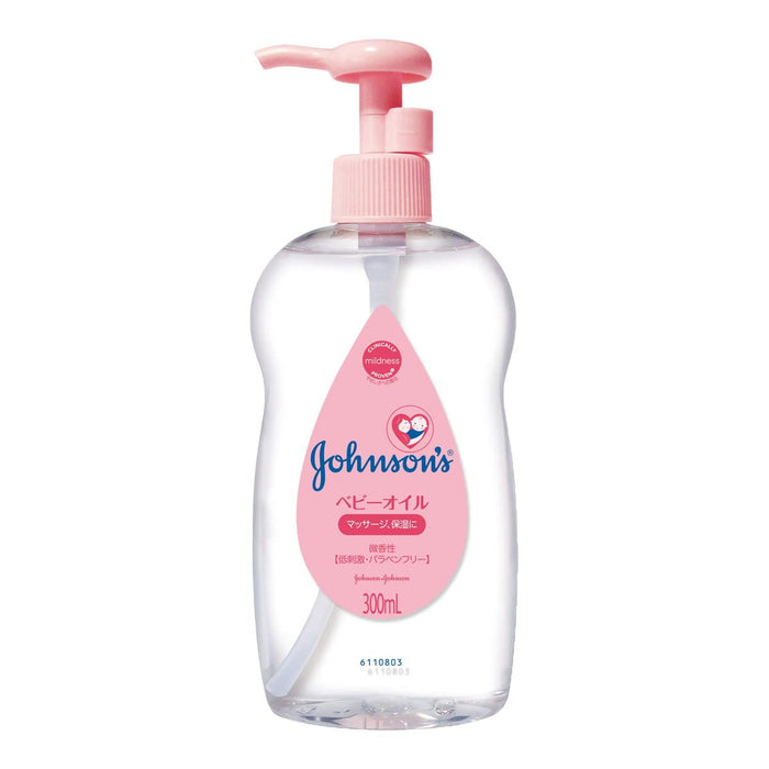 Johnson Baby Oil Faintly Scented 300Ml X 5 Pieces - Japan