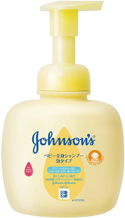 Johnson Baby Whole Body Shampoo Foam Type 400ml - Japanese Baby Body Shampoo