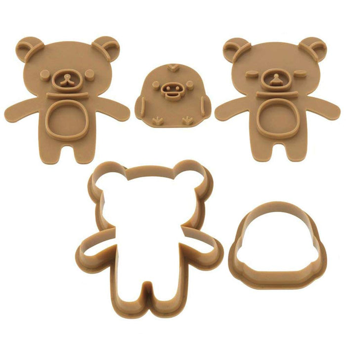 Kai Corporation Rilakkuma Cookie Mold Stamp - Expressions Cuddle Made In Japan