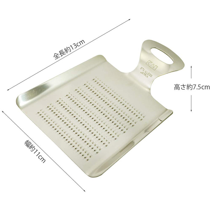 Kai Corporation Mini Stainless Steel Grater Made In Japan - Dh7070