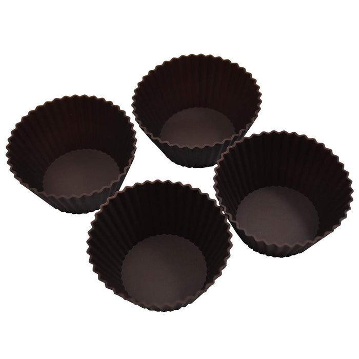 Kai Corporation 4-Piece Silicone Muffin Mold - Kai House Select - Made In Japan (Dl6354)