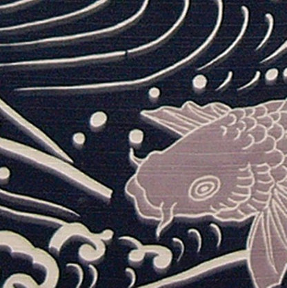 Maeda Dyeing Japanese Kaiuntei Engi Noren Carp 037595