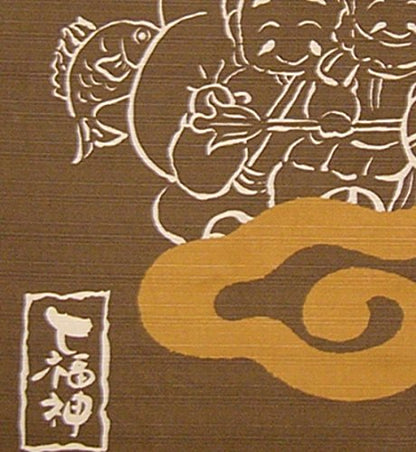 Maeda Dyeing Japan Seven Lucky Gods Engi Noren 037618
