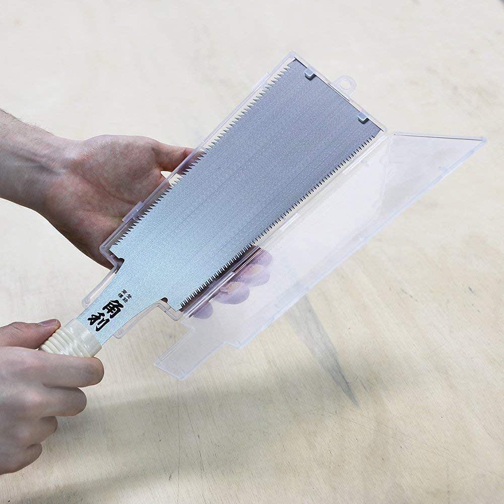 Kakuri Sangyo 210Mm Double-Edged Saw From Japan In Plastic Case