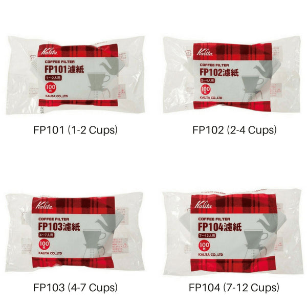 Kalita Coffee Filter Papers (Pack Of 100) FP102 (2-4 Cups)