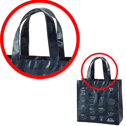 Kalita Japan Coffee Mini Tote Bag Smoky Blue #71160