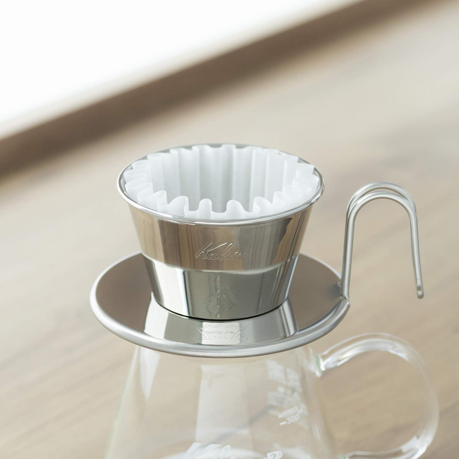 Kalita Wave Series Stainless Steel Coffee Dripper For 1-2 People