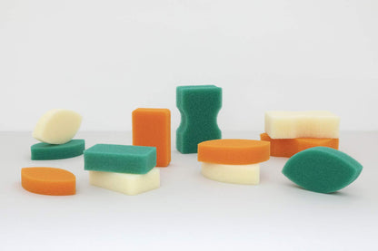 Kamenoko-Tawashi Japan 3Pc Kamenoko Sponge Do Konoha Cream Set