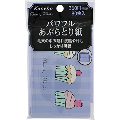 Beauty Works Powerful Oil Blotting Paper 80 Sheets From Japan