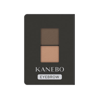Kanebo Dark Shade Brown Eyebrow Duo Ed2 - 1.5G Compact
