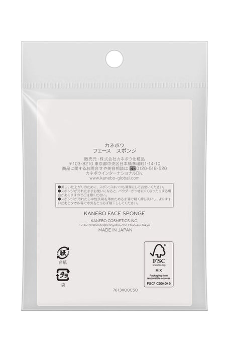 Kanebo Premium Face Sponge - High-Quality 1 Piece Makeup Tool