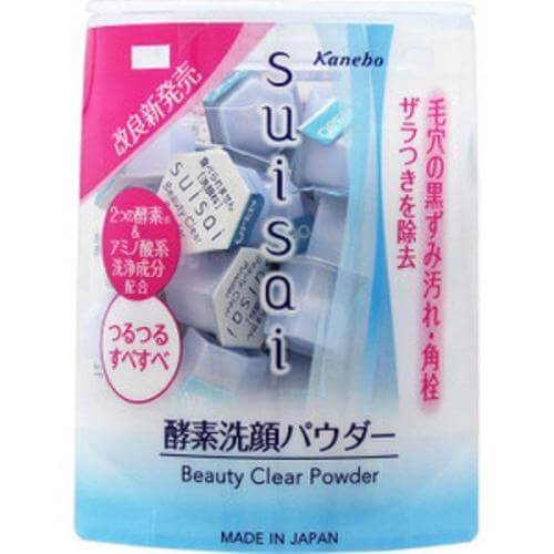 Kanebo Suisai Face Wash Beauty Clear Powder- 32 Packs Removes Dirt & Cleanses Japan With Love
